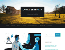 Tablet Screenshot of laurabernheim.com